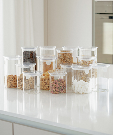 "Kare" Vorratsgläser 16er Sparset