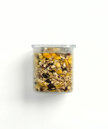 "Kare Stripe" Vorratsgläser mit Glasdeckel 800ml - 2er Set